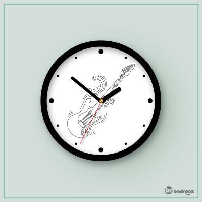 ساعت دیواری  H_ElectricGuitar1