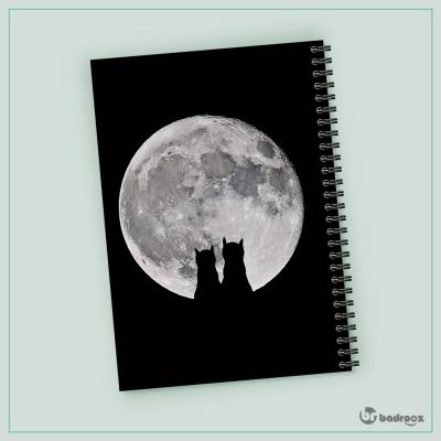 دفتر یادداشت H_Cats&Moon1