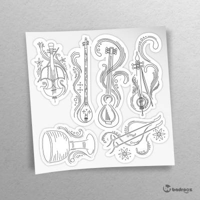 پک استیکر  H_IranMusicalInstruments1