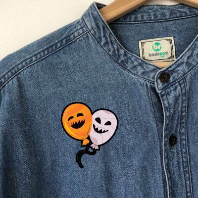 پچ حرارتی (برچسب لباس) Halloween Balloon
