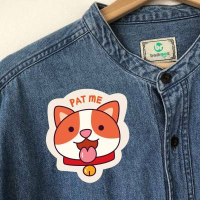 پچ حرارتی (برچسب لباس) هاپو pat me