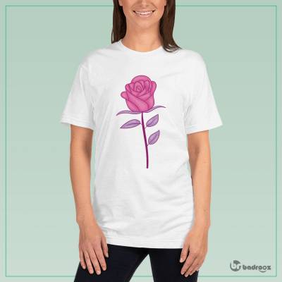 تی شرت زنانه گل رز rose