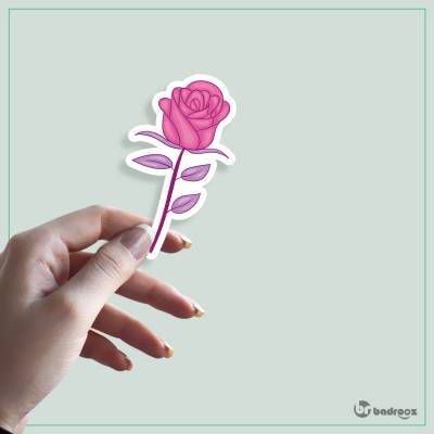 استیکر و برچسب گل رز rose