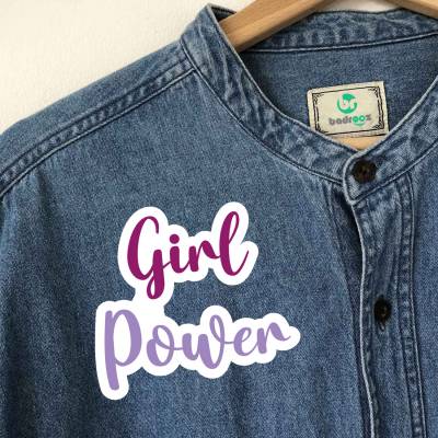 پچ حرارتی (برچسب لباس) قدرت دخترانه girl power