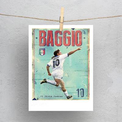پولاروید(فتوکارت) Roberto Baggio - روبرتو باجو