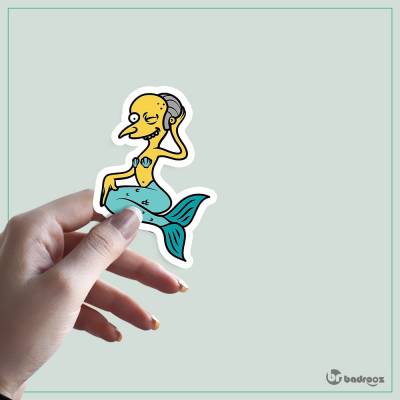 استیکر و برچسب طرح سیمپسون ها MR.Burns