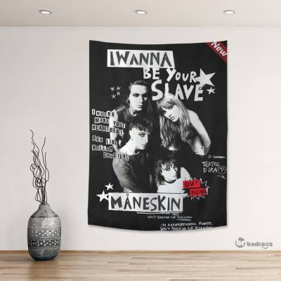 بک دراپ گروه موسیقی منسکین - maneskin