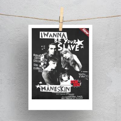 پولاروید(فتوکارت) گروه موسیقی منسکین - maneskin