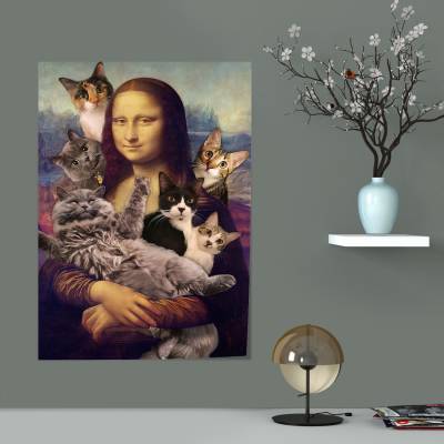 پوستر سیلک مونالیزا -Mona Lisa