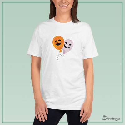 تی شرت زنانه Halloween Balloon