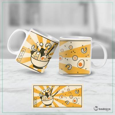 ماگ  Ramen غذای لذیذ!