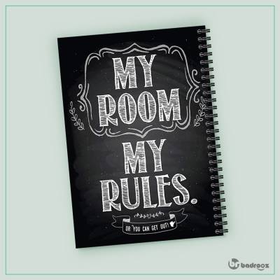 دفتر یادداشت My room My rules