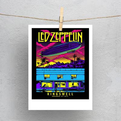پولاروید(فتوکارت) بند لد زپلین - Led Zeppelin -1