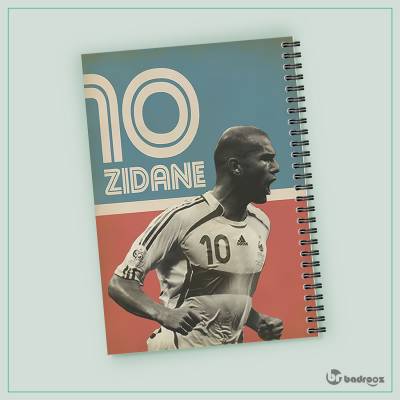 دفتر یادداشت زین‌الدین زیدان- Zinedine Zidane 
