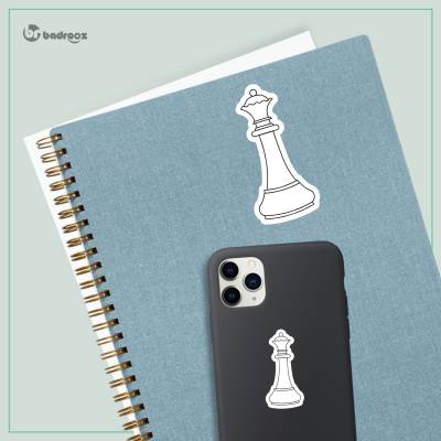 استیکر و برچسب H_ChessQueenWhite
