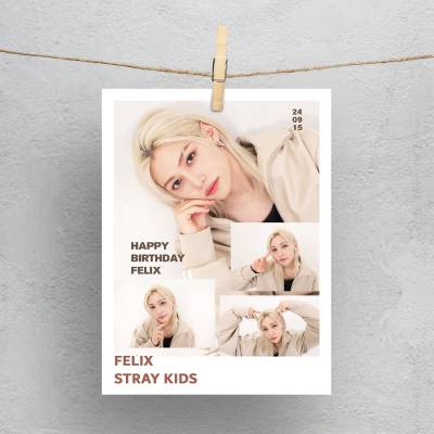 پولاروید(فتوکارت) stray kids felix 2