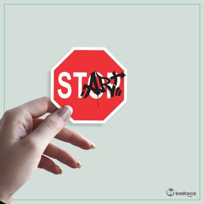 استیکر و برچسب طرح (STOP-ART)