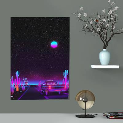 پوستر سیلک شب فانتزی -2