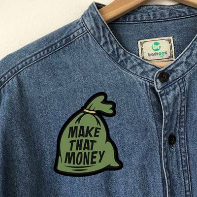 پچ حرارتی (برچسب لباس) make that money