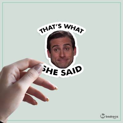 استیکر و برچسب مایکل اسکات - Michael Scott 